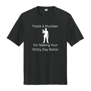 Funny Plumber Man T-Shirt Plumbers Quote Novelty Shirt